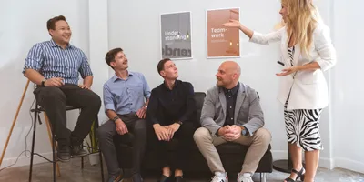 Azendo delivery team working on a SaaS case